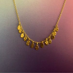 Argento Vivo 18kt gold over sterling necklace NWT